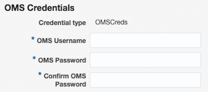 OMS Creds